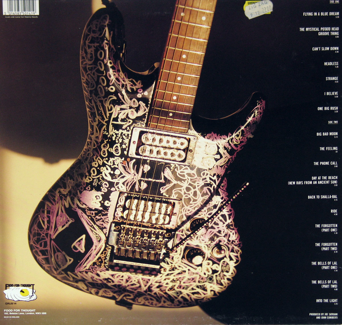 High Resolution Photo #2 JOE SATRIANI Flying in a Blue Dream Vinyl Record